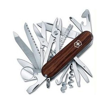 Victorinox Swiss Army Swiss Champ Knife, Rosewood