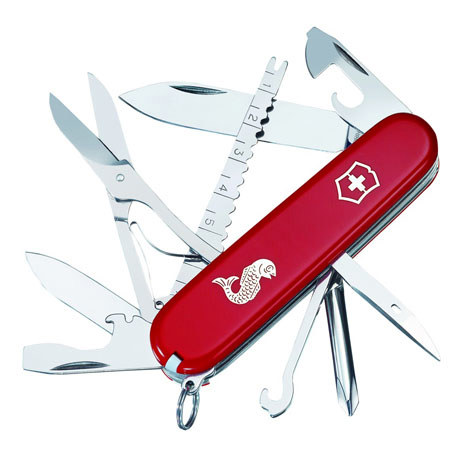 Victorinox Swiss Army Fisherman Knife, Red