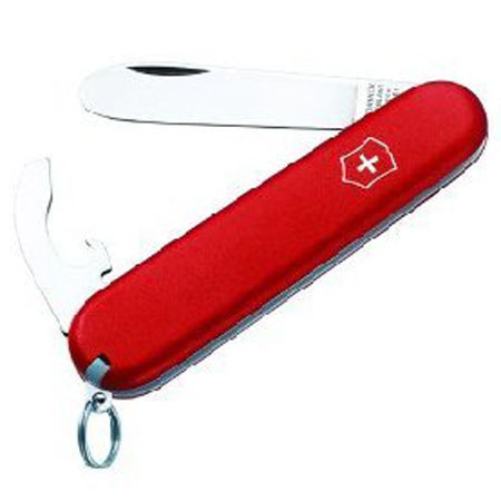 Victorinox Swiss Army My First Pocket Knife, 84mm/3.30", Red