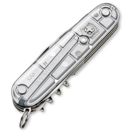 Victorinox Swiss Army Silver Tech Climber Pocket Tool, Silver Translucent