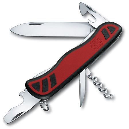 Victorinox Swiss Army Nomad Pocket Knife, Red with Black
