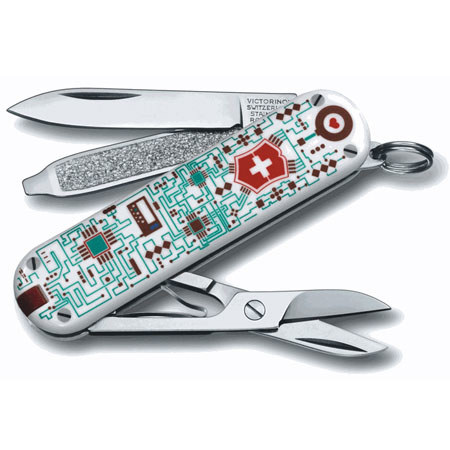 Victorinox Swiss Army Classic SD Pocket Knife, Electro Love