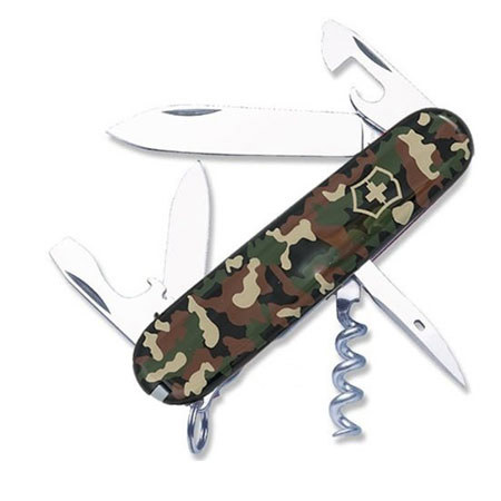 Victorinox Swiss Army 91mm/3.58in Spartan Pocket Knife, Camo