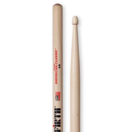Vic Firth American Classic Drum Sticks, 5A, Wood Tip, Pair