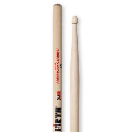 Vic Firth American Classic Drum Sticks, 7A, Wood Tip, Pair