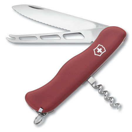 Victorinox Swiss Army Swiss Cheese Knife, 111mm/4.37", Red