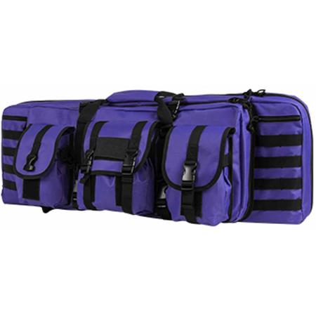 NcSTAR Vism 36" Soft Padded Double Carbine Case, Purple with Black Trim
