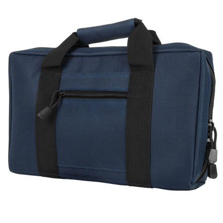 NcSTAR Vism Discreet Pistol Case with Two Separate Padded Compartments, Blue with Black Trim
