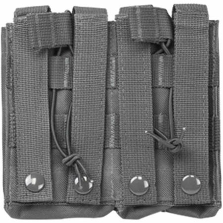 NcSTAR Vism Double Magazine Pouch for 5.56 and all caliber Handguns, Urban Gray
