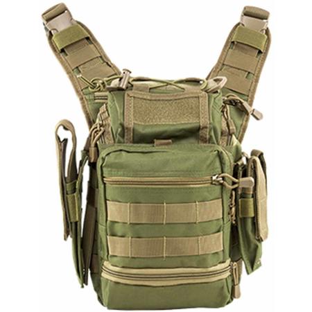 NcSTAR Vism First Responders Utility Bag, Green with Tan