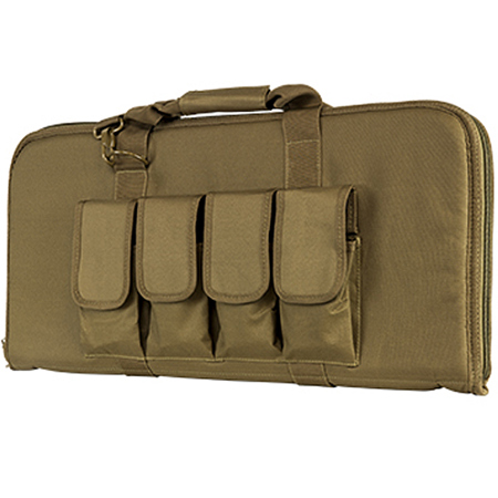 NcStar Vism 28" Padded Gun Case for Tactical Pistols, AOW, Subguns, Tan