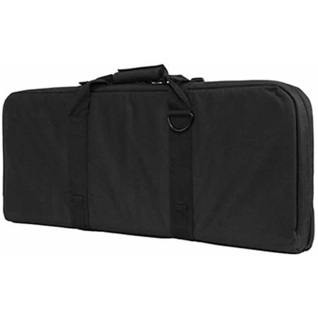 NcSTAR Vism Deluxe AR/AK Pistol and Subgun Case with 3 Accessory Pockets, Black