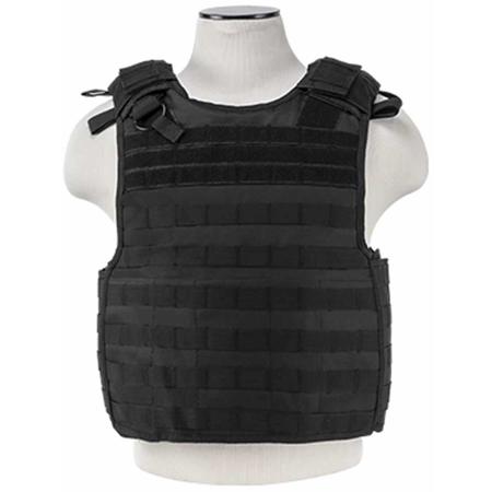 NcStar Vism 11x14" Quick Release Plate Carrier Vest, Medium to 2X-Large, Black