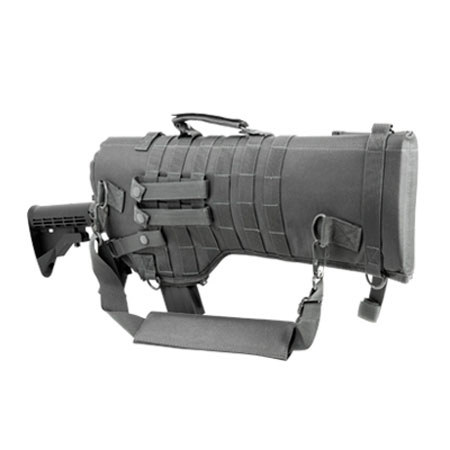 NcSTAR Vism Tactical Rifle Scabbard Shoulder Carry Gun Case, Urban Gray