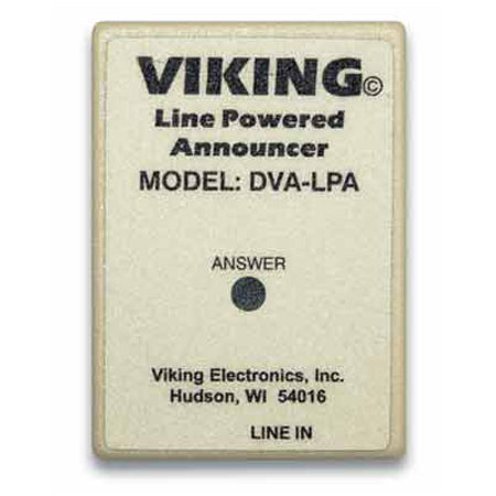Viking DVA-LPA Line Powered Digital Voice Announcer