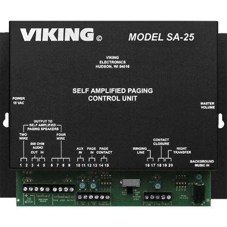 Viking SA-25 Self Amplified Paging System Control