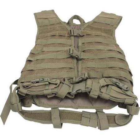 NcSTAR Vism Zombie Infected Bravo Kit with Vest/5 Pouches, Green