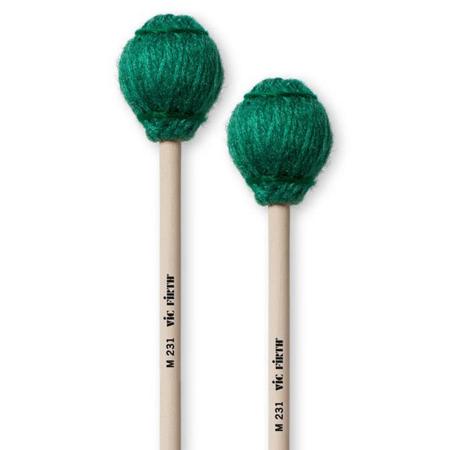 Vic Firth Corpsmaster Max-Projection M231 Mallets, Medium, Pair, Green