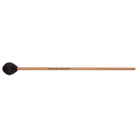 Vic Firth Signature M284 Theodor Milkov Marimba Mallet, Medium Hard, Black, Pair