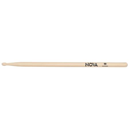 Vic Firth Nova 5B Drumsticks, Wood Tip, Pair