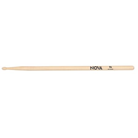 Vic Firth Nova 7A Drumsticks, Wood Tip, Pair