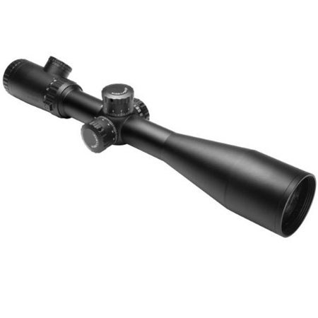 NcSTAR 2.5-10x50 Evolution Riflescope, Illum P4 Sniper Ret, Side Focus, 30mmTube