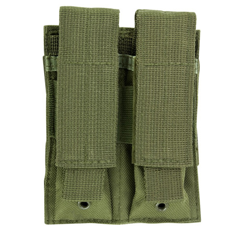 NcSTAR Vism Double Pistol Magazine Pouch, Green