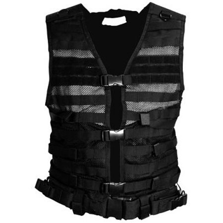 NcSTAR Vism PAL Modular Vest, Fits Medium to 2X-Large, Black
