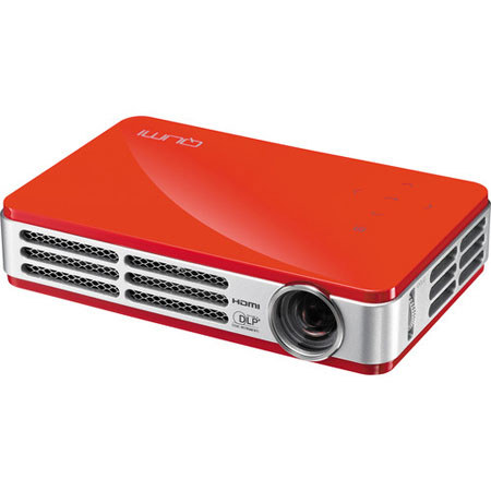 Vivitek Qumi Q5 Super Bright HD Pocket Projector - Red