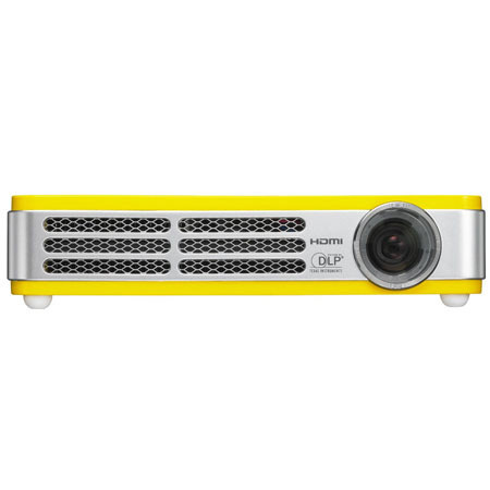 Vivitek Qumi Q5 Super Bright HD Pocket Projector, Yellow