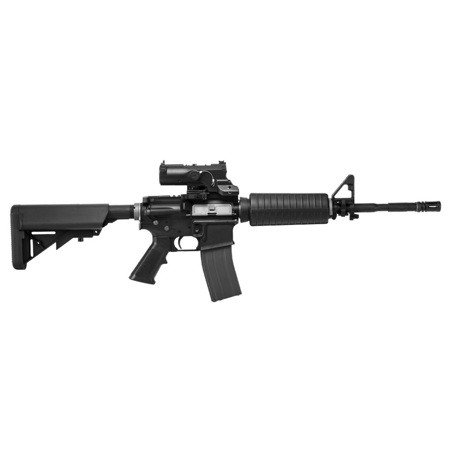 NcSTAR Vism 4x34 ECO MOD2 Riflescope, Black w/Blue Illum UT
