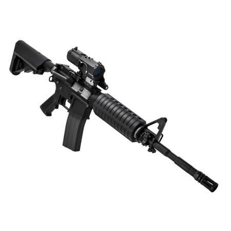 NcSTAR Vism 4x34 ECO MOD2 Riflescope, Black w/Blue Illum UT