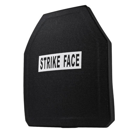 NcSTAR Vism Ceramic & PE Ballistic Plate, Shooters Cut 10x12"