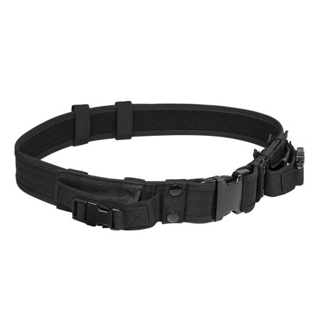 NcSTAR Vism 2.25" Tactical Belt with Two Magazine Pouches, Black