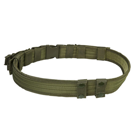 NcSTAR Vism 2.25" Tactical Belt with Two Magazine Pouches, Green