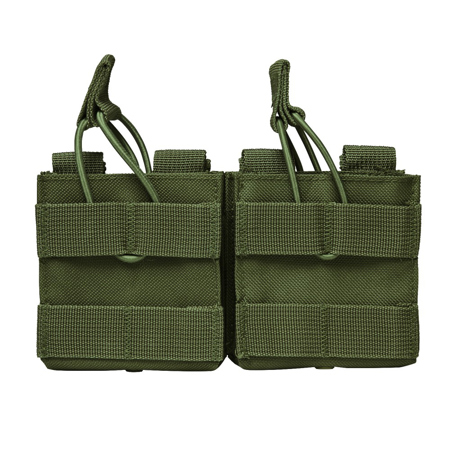 NcSTAR Vism Dual Magazine Pouch for Two 20 Round .308/7.62 Caliber Magazines, Green