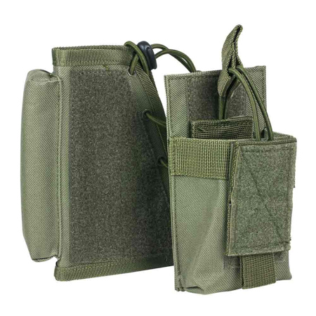 NcSTAR Vism Stock Riser with Mag Pouch, Green