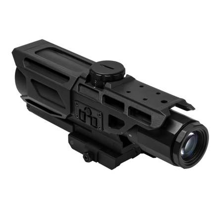 thumbnail image 2 of 3-9X40 Tactical P4 Sniper Rifle Scope Mil Dot Reticle Compact Black With Free Rings 815879010223 2 of 5