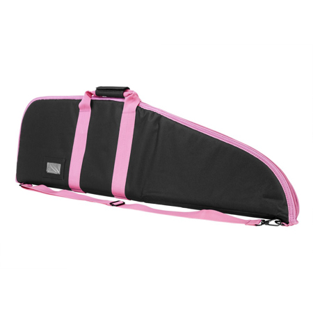 NcSTAR Vism Soft Padded Rifle Case 36"L x 13"H, Black with Pink Trim