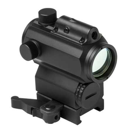 NcSTAR Vism Micro Red & Blue Dot Reflex Optic with Green Laser, Black