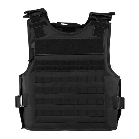 NcSTAR Vism Ballistic Plate Carrier Vest with External Pockets, Holds up to 11x14" Hard Plates, Fits 2X-Large+, Black