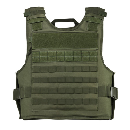 NcSTAR Vism Ballistic Plate Carrier Vest with External Pockets, Holds up to 11x14" Hard Plates, Fits 2X-Large+, Green