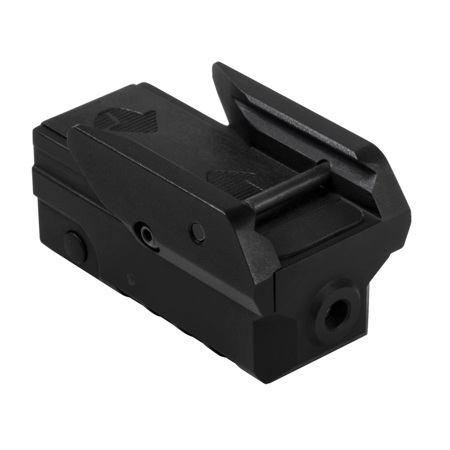 NcSTAR Vism Compact Pistol Green Laser with Strobe, Picatinny Mount, Black