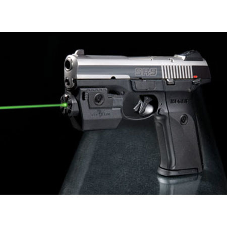 Viridian SROD Green Laser for Ruger SR9, OD Green, Kydex Holster.