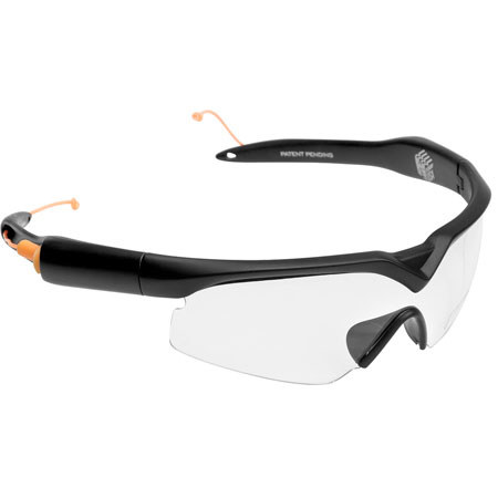 NcSTAR Vism Shooting Glasses with Ear Pro, Clear