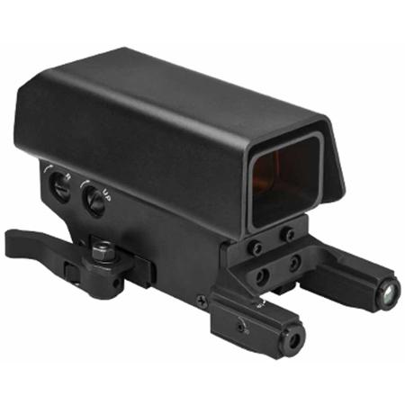 NcSTAR Vism Urban Dot Sight with Green Laser and Red/White Navigation LED Light, QR Picatinny Mount