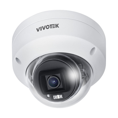 Vivotek C-Series FD9380-HV-V2 5MP AI Outdoor Network Dome Camera with 2.8mm Lens, Night Vision, White