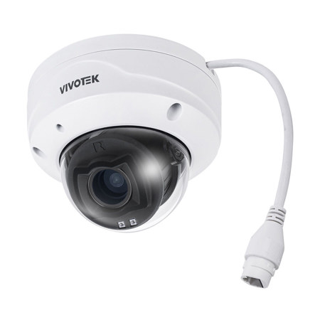 Vivotek V-Series FD9383-HTV 5MP AI Outdoor Network Dome Camera with 2.8-12mm Lens, Night Vision, White