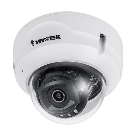 Vivotek V-Series FD9389-EHTV-V2 5MP AI Outdoor Network Dome Camera with Night Vision, White
