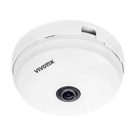 Vivotek C-Series FE9180-H-V2 5MP Indoor Fisheye Panoramic Camera with Night Vision, White